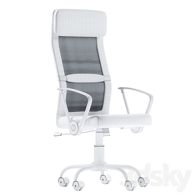 Office Armchair ?2 3DSMax File - thumbnail 3