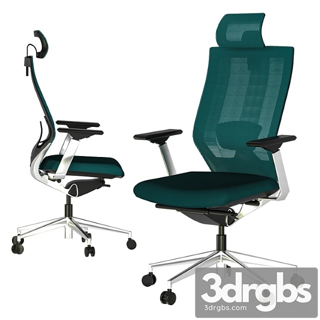 Office chair 02 2 3dsmax Download - thumbnail 1