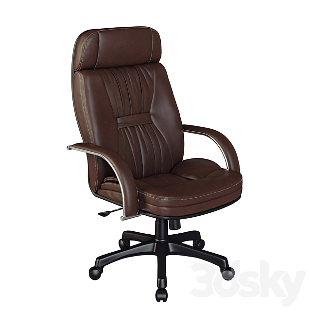 Office chair 3DS Max Model - thumbnail 2