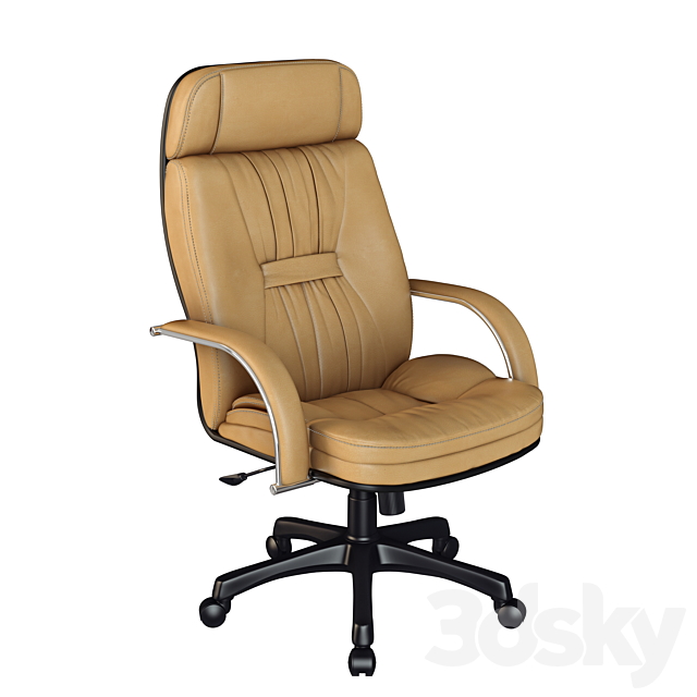 Office chair 3DS Max Model - thumbnail 3