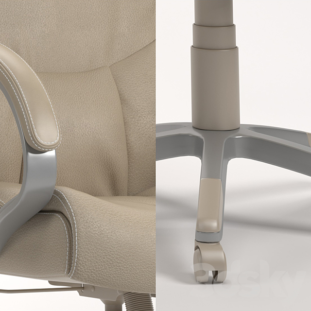 Office Chair 3DS Max Model - thumbnail 2