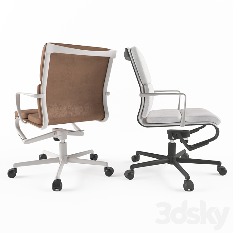 Office Chair Alias Rollingframe 3DS Max - thumbnail 2