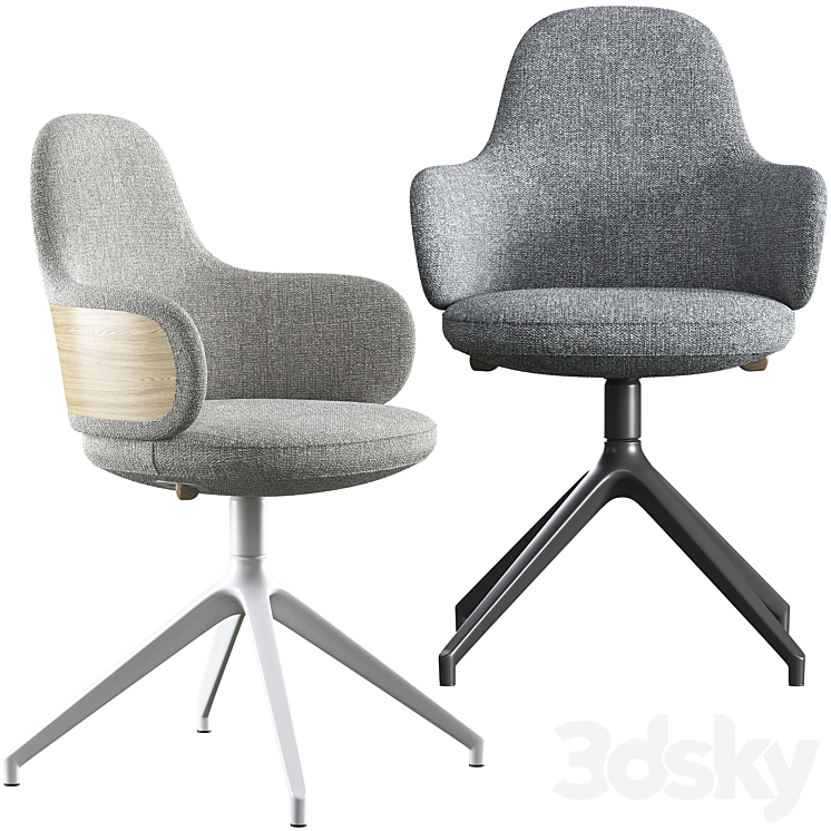 Office chair Alki Lan 3DS Max Model - thumbnail 1