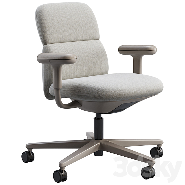 Office chair Asari Mid by Herman Miller 3DS Max Model - thumbnail 2