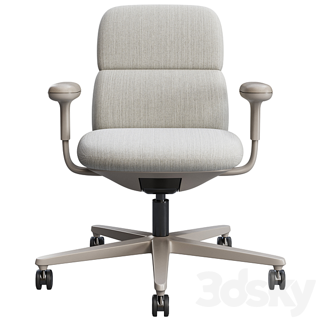 Office chair Asari Mid by Herman Miller 3DS Max Model - thumbnail 3