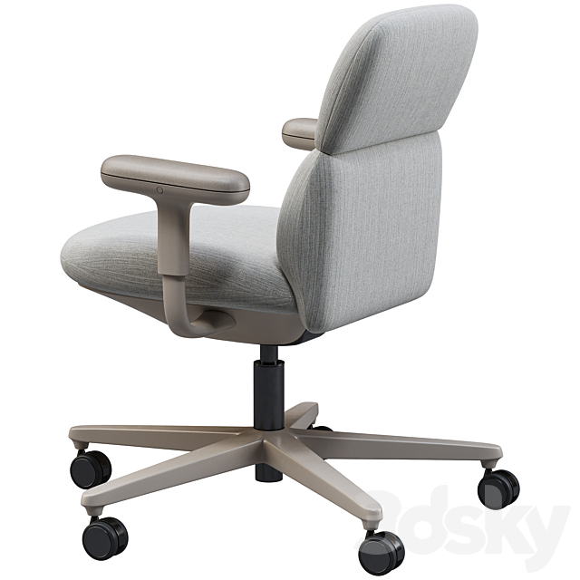 Office chair Asari Mid by Herman Miller 3DS Max Model - thumbnail 4