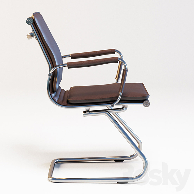 Office chair Bureaucrat (Bureaucrat) 3DS Max Model - thumbnail 2