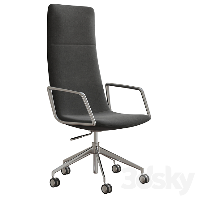 Office chair CATIFA SENSIT by Arper 3ds Max - thumbnail 2