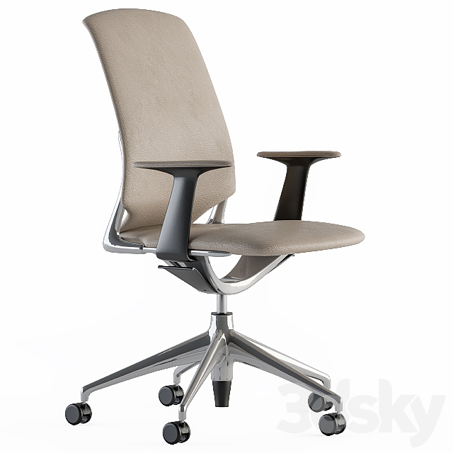 Office Chair Formal Style 3DS Max Model - thumbnail 3