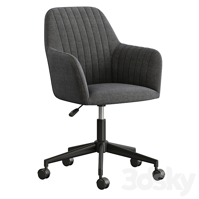 Office chair La Forma (ex Julia Grup) Madina 3DS Max Model - thumbnail 2