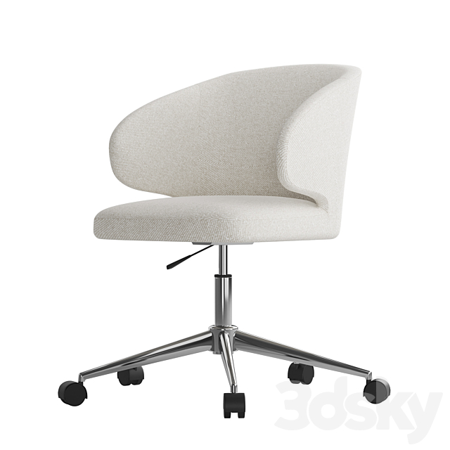 Office chair La Redoute Interieurs Elga 3DS Max Model - thumbnail 2