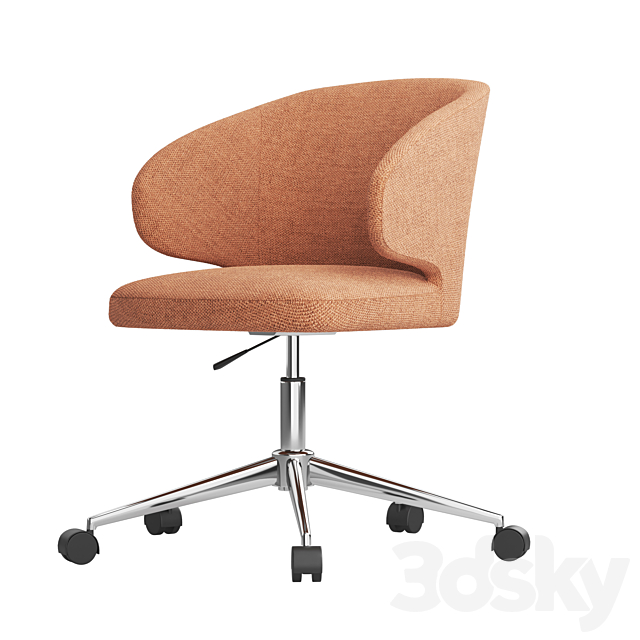 Office chair La Redoute Interieurs Elga 3DS Max Model - thumbnail 3