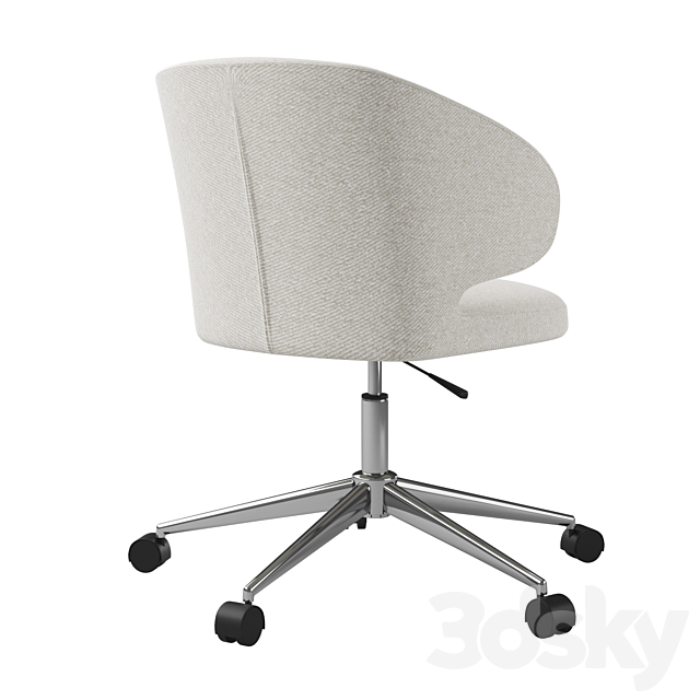 Office chair La Redoute Interieurs Elga 3DS Max Model - thumbnail 4