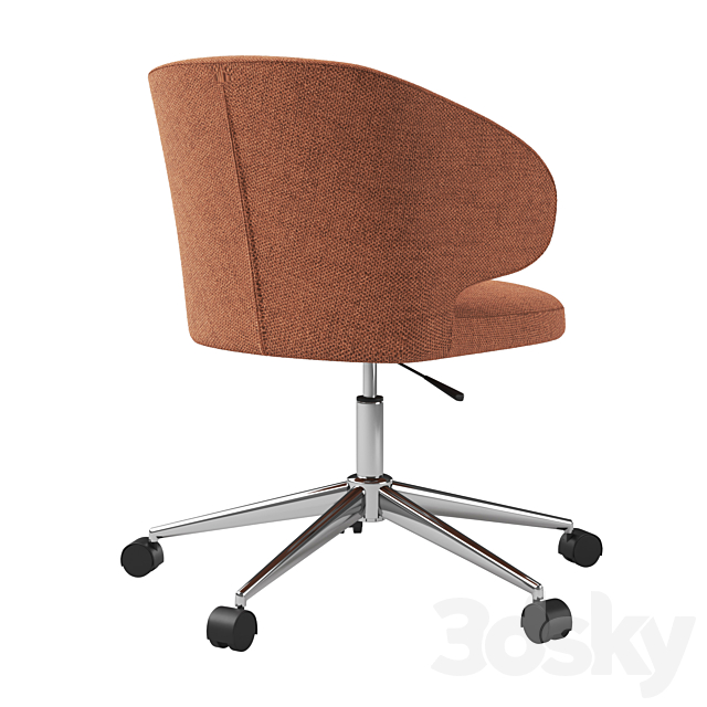 Office chair La Redoute Interieurs Elga 3DS Max Model - thumbnail 5