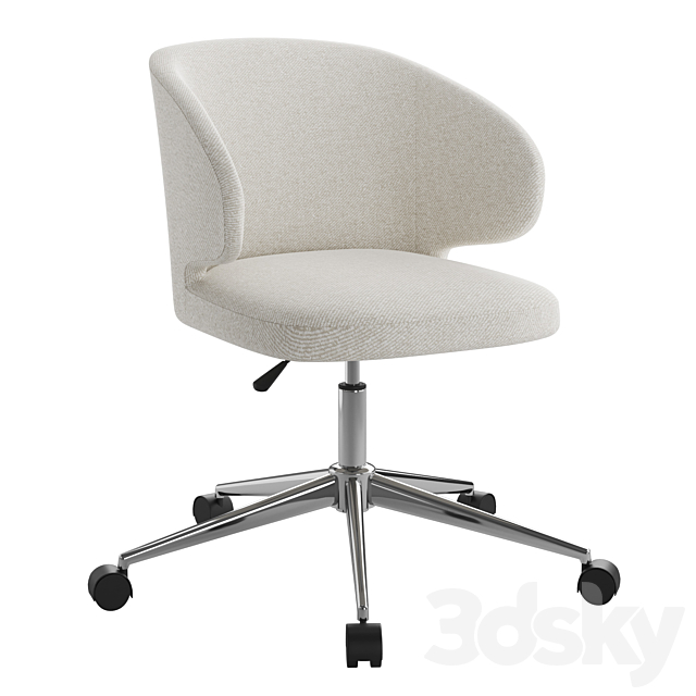 Office chair La Redoute Interieurs Elga 3DS Max Model - thumbnail 6