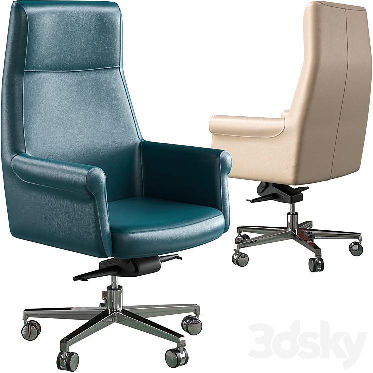 Office chair Milani Andy 3DS Max - thumbnail 1