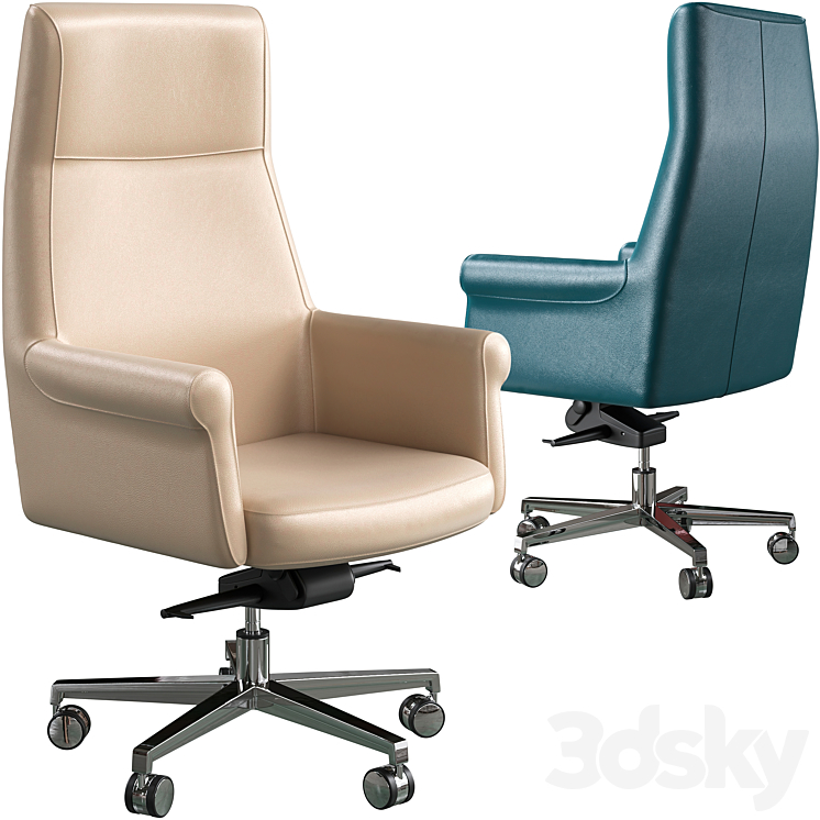 Office chair Milani Andy 3DS Max - thumbnail 2