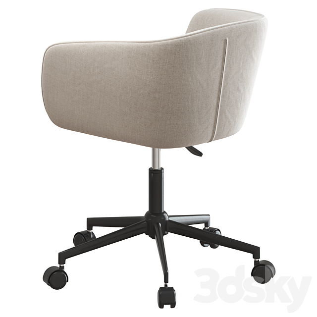 Office chair Mitis by La Redoute 3DS Max Model - thumbnail 2