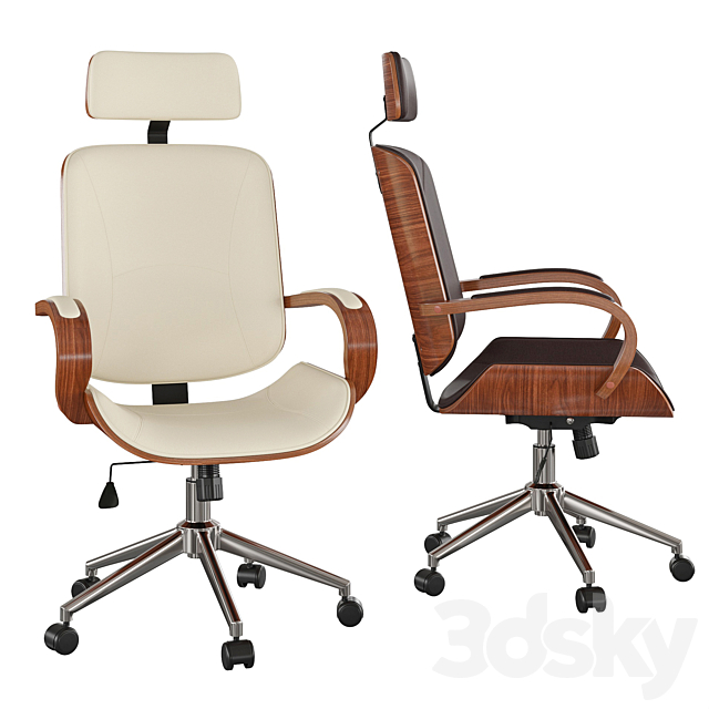 Office chair MLM611394 3DSMax File - thumbnail 5