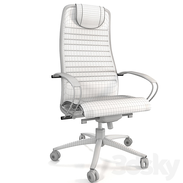 office chair Samurai K1 3DSMax File - thumbnail 2