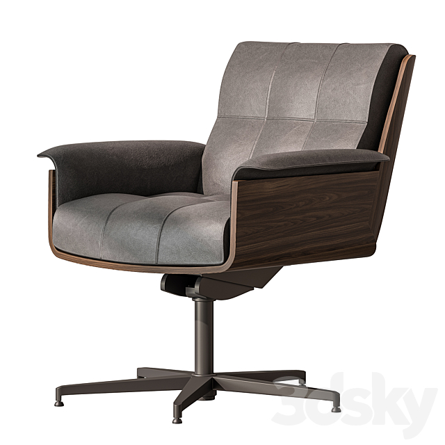 Office Chair – Set 21 3DS Max Model - thumbnail 3