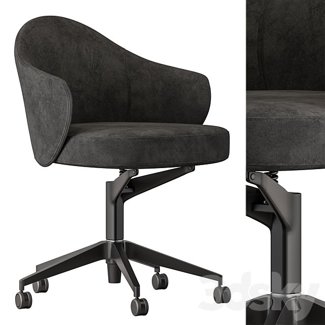 Office Chair – Set 22 3DS Max Model - thumbnail 4