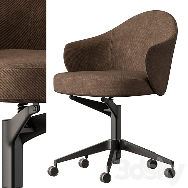 Office Chair – Set 22 3DS Max Model - thumbnail 5