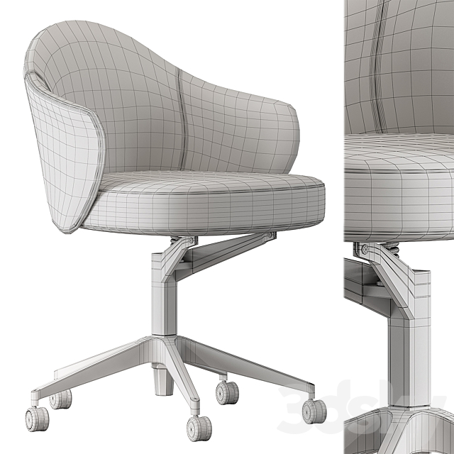 Office Chair – Set 22 3DS Max Model - thumbnail 7