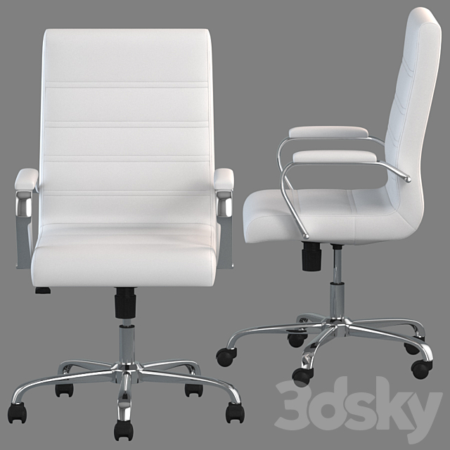 Office chair Silver Orchid Lee Office Chair 3ds Max - thumbnail 2