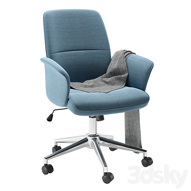 Office chair Simona 3DS Max Model - thumbnail 1