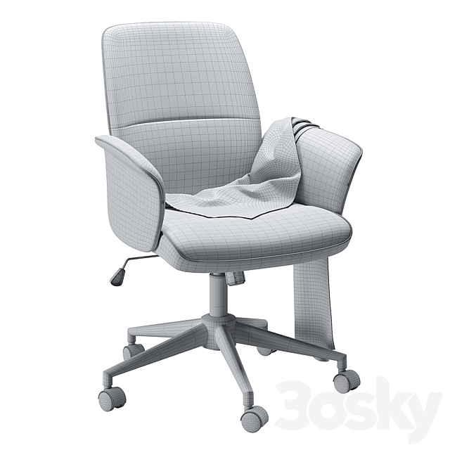 Office chair Simona 3DSMax File - thumbnail 3