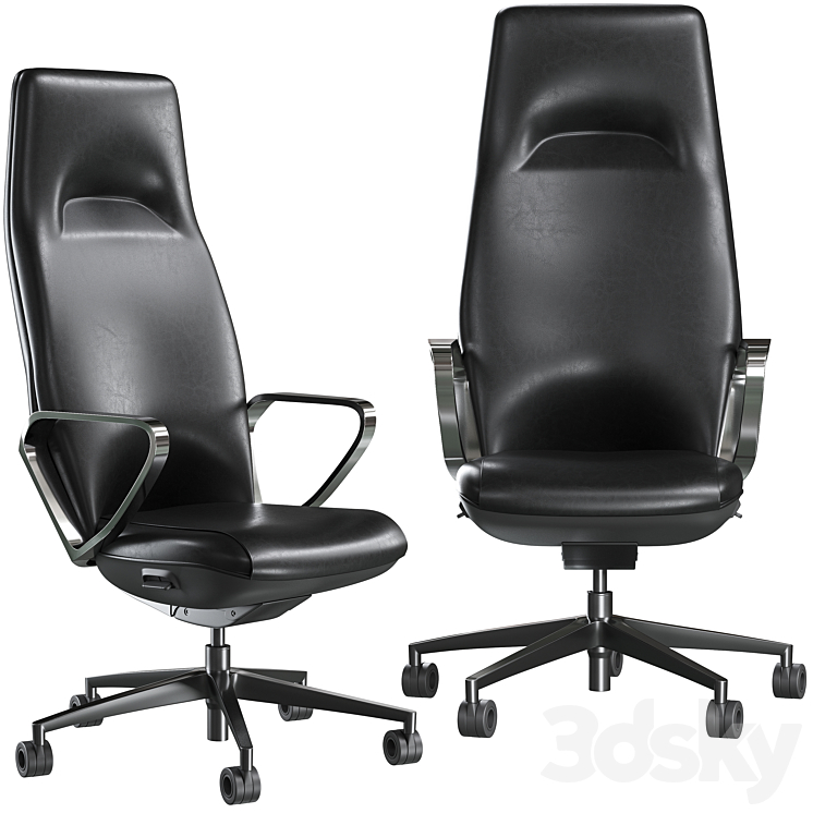 Office chair Sunon Atlas 3DS Max - thumbnail 2