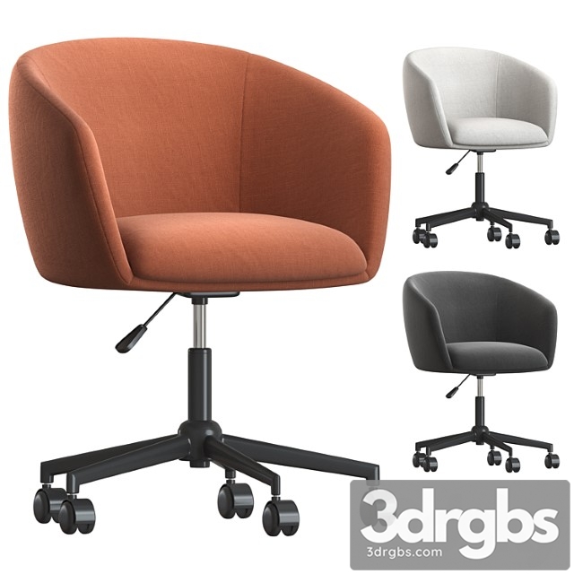 Office Chair Thea by La Redoute 3dsmax Download - thumbnail 1