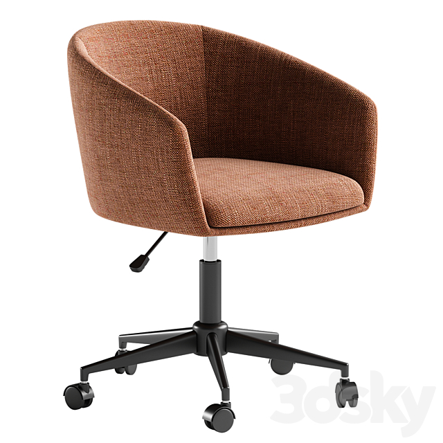 Office chair Thea from La Redoute 3ds Max - thumbnail 3