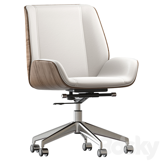 Office chair TopChairs Crown 3ds Max - thumbnail 2