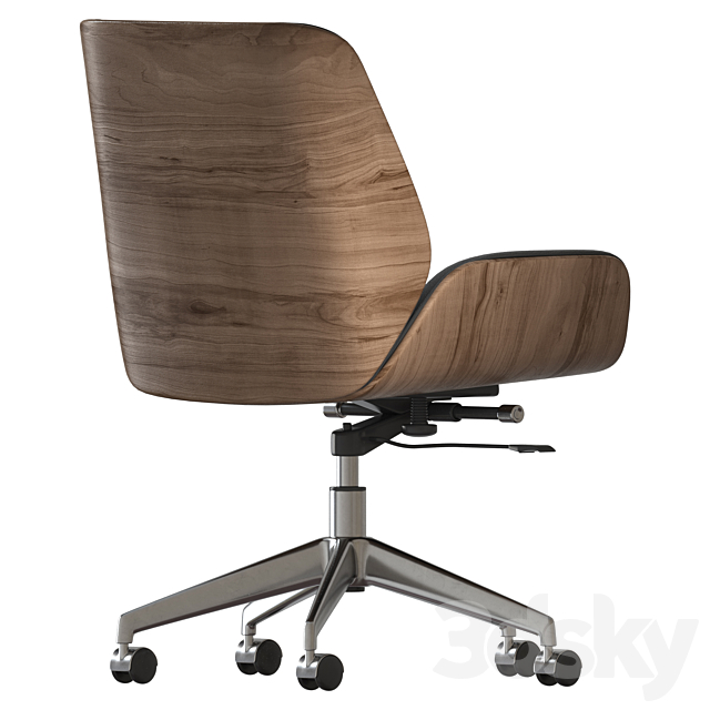 Office chair TopChairs Crown 3ds Max - thumbnail 3