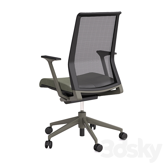 Office chair (Very Task) 3DSMax File - thumbnail 2