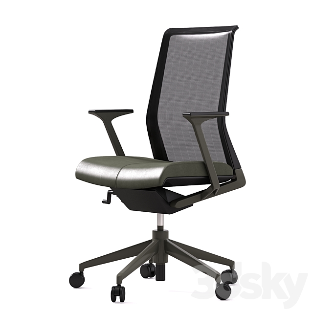 Office chair (Very Task) 3DSMax File - thumbnail 3