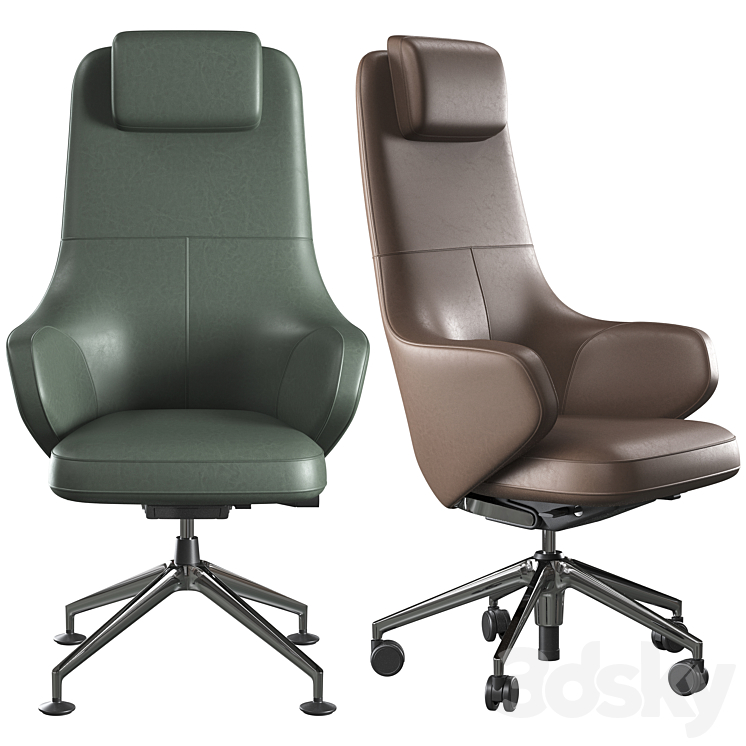 Office chair Vitra Grand 3DS Max - thumbnail 1