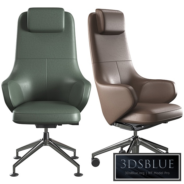 Office chair Vitra Grand 3DS Max - thumbnail 3