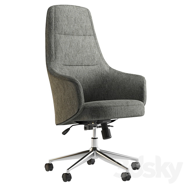 Office chair Werner from DIVAN.RU 3DS Max Model - thumbnail 2