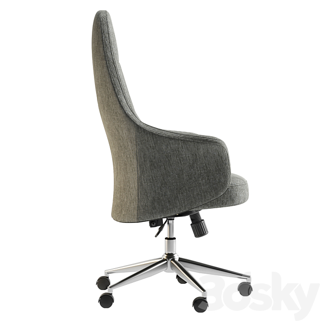 Office chair Werner from DIVAN.RU 3DS Max Model - thumbnail 3