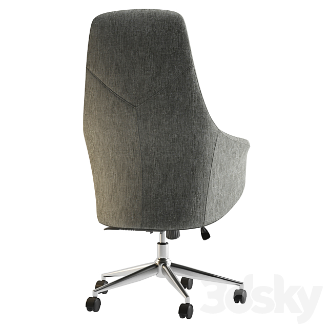 Office chair Werner from DIVAN.RU 3DS Max Model - thumbnail 4