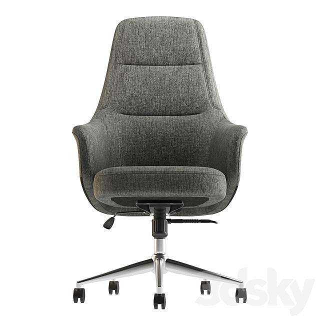 Office chair Werner from DIVAN.RU 3DS Max Model - thumbnail 5