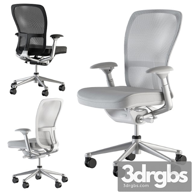 Office chair zody black and white - thumbnail 1