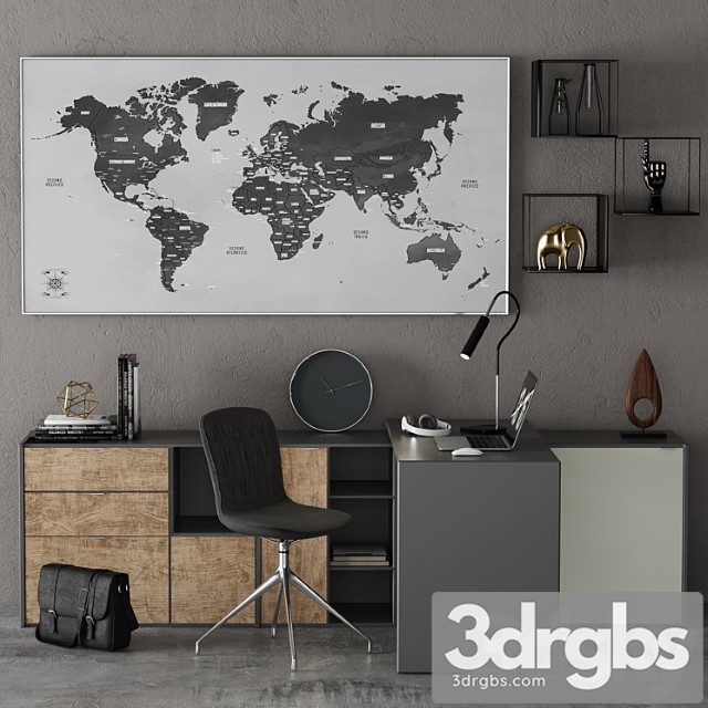 Office copenhagen boconcept 2 3dsmax Download - thumbnail 1