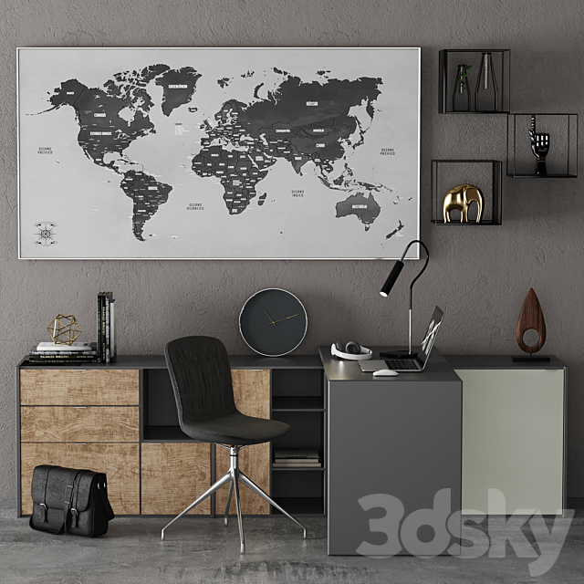 Office Copenhagen BoConcept 3DSMax File - thumbnail 1