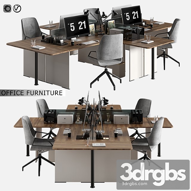 Office Furniture 07 3dsmax Download - thumbnail 1