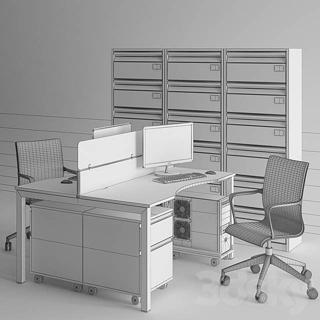 Office Furniture 3DSMax File - thumbnail 3