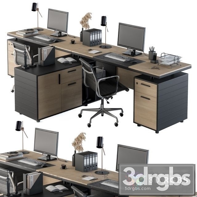 Office Furniture 90 3dsmax Download - thumbnail 1